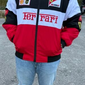 Chaqueta Racing Estilo Retro – Scuderia Ferrari