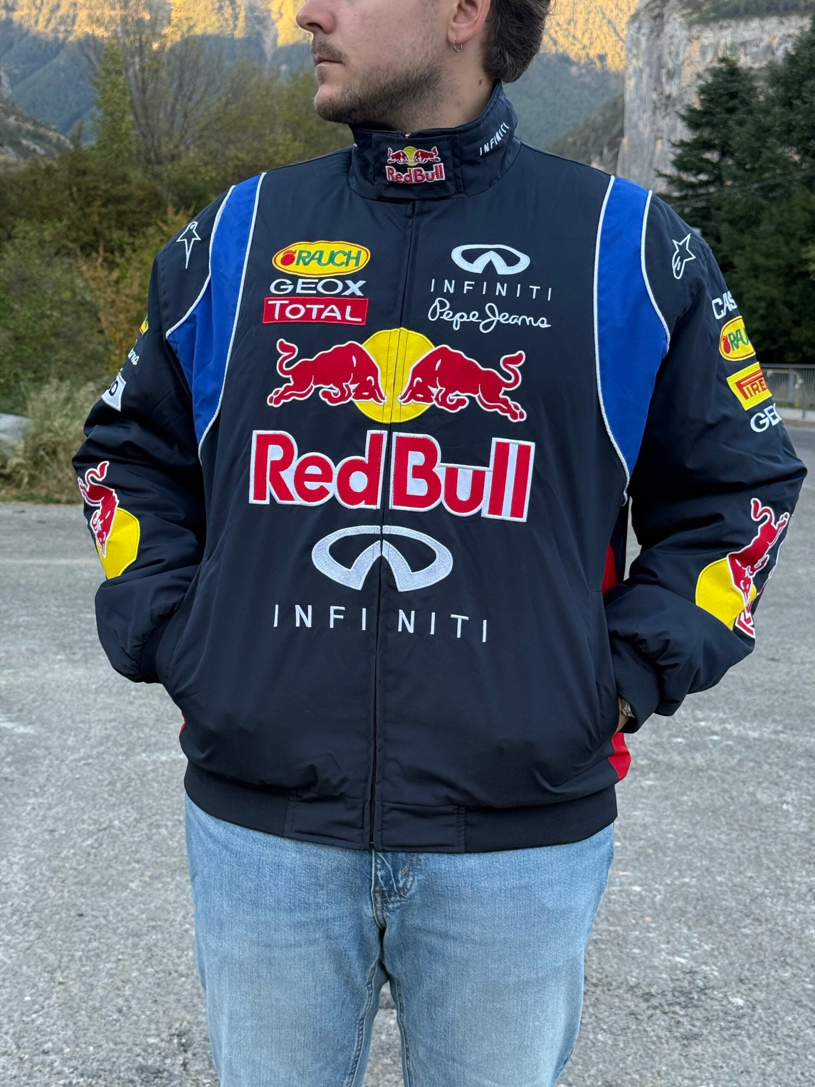 Chaqueta Racing Estilo Retro - Redbull F1